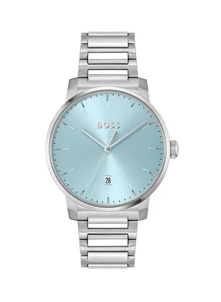 Men's Analog Round Shape Stainless Steel Wrist Watch 1514132 - 41 Mm 