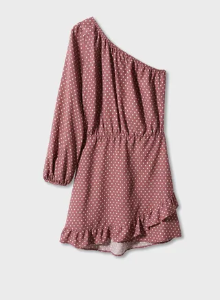 Kids Asymmetrical Ruffle Dress 