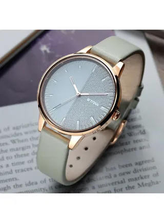 Leather Analog Wrist Watch 2648WL01 