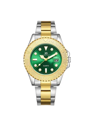 Men's Analog Tonneau Shape Stainless Steel Wrist Watch K23022-TBTH - 40 Mm 