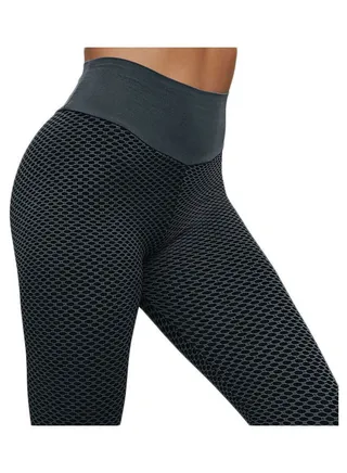 High Waist Training Leggings Black 