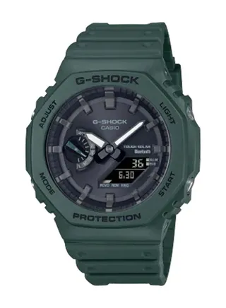 Analog Plus Digital Round Wrist Watch With Resin Strap GA-B2100-3ADR 