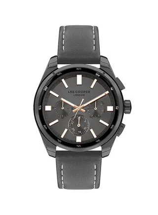 Leather Chronograph Wrist Watch LC07514.066 