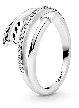 PANDORA Wrap Arrow Ring in Sterling Silver with Clear Cubic Zirconia 