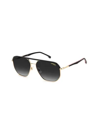 Men's UV Protection Octagonal Sunglasses - Carrera 304/S Gold/Black 59 - Lens Size: 59 Mm 