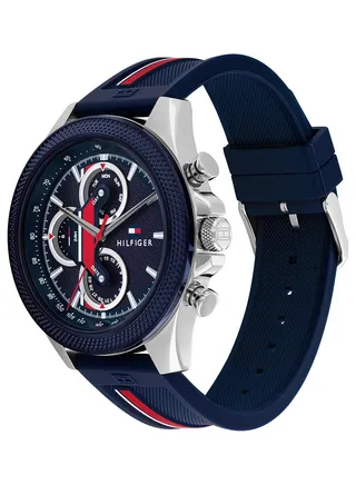 Men's Analog Round Shape Silicone Wrist Watch 1792083 - 46 Mm 