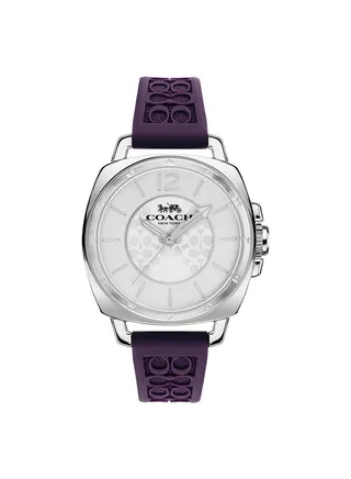 Women's Analog Tonneau Shape Silicone Wrist Watch 14503144 - 34 Mm 