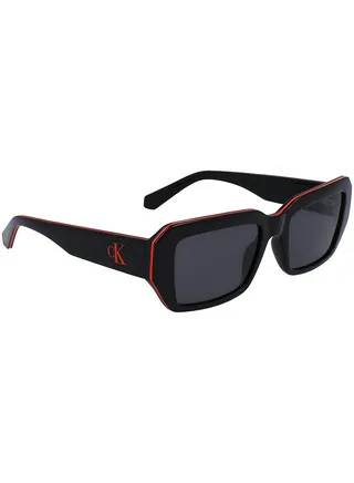 Unisex Rectangular Sunglasses - CKJ23602S-001-5319 - Lens Size: 53 Mm 