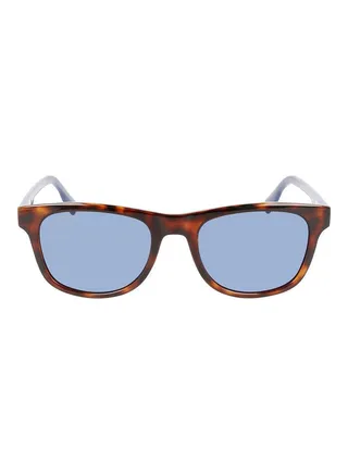 Full Rim Injected Modified Rectangle Sunglasses L969S 5420 (230) Havana 