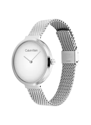 Analog Round Waterproof  Wrist Watch With Stainless Steel 25200079 