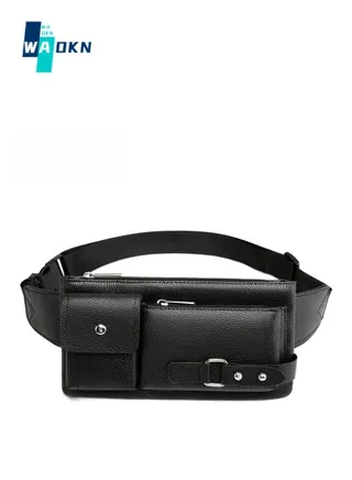 Men's Outdoor Leisure Chest Bag, Boy's Business Travel Crossbody Bag Fanny Pack Belt Bag, Sports Cycling and Hiking Handbag Carrying Bag for College Students and Teenagers 