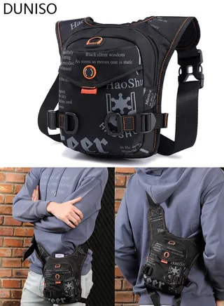 Multifunction Drop Leg Bag For Men and Women Panel Utility Waist Bag Shoulder Bag Crossbody Bag For Cycling Hiking Travelling Pouch Pack Waistpack For Outdoor Sports 