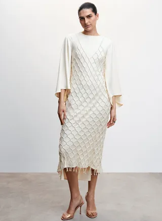 Pearl Overlay Dress 