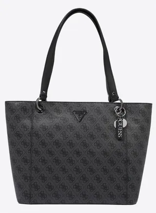 Guess women's shoulder shopper tote bag noelle 4g logo 