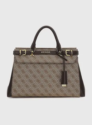 Bag with logo detail Brown 