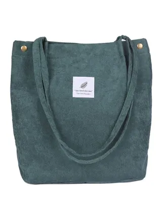 Wicked Canvas Tote Bag Green 