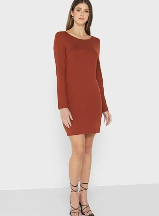 Long Sleeve Mini Dress 