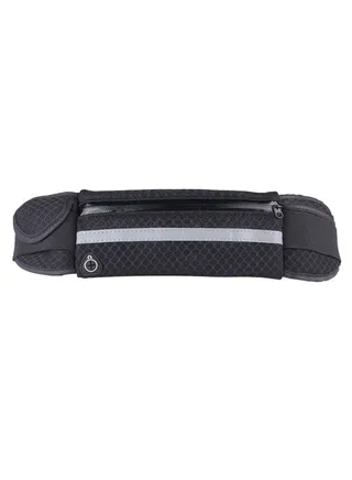 Outdoor Waterproof Sporty Waistpack Black 