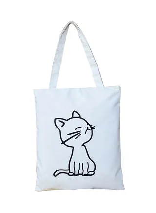 Canvas Tote Bag White 