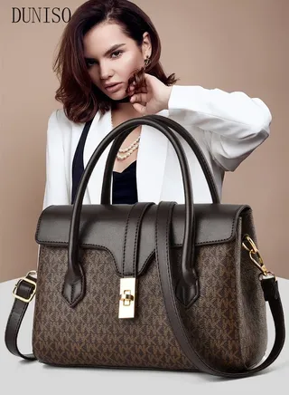 Women's Vintage Tote Bag Handbags with Large Capacity Faux Leather Shoulder Bag Ladies Fashion Designer Satchel Crossbody Bag with Detachable Strap for Ladies 