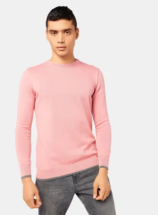 Contrast Stripe Pullover 