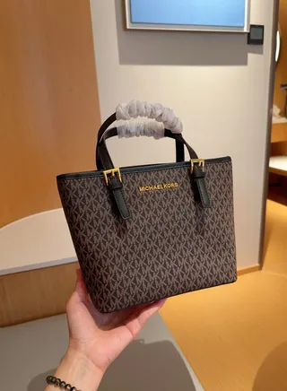 Michael Kors Women's Tote Bag - XS (Brown Black) 