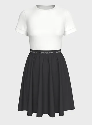 Tie Detail Flare Dress
