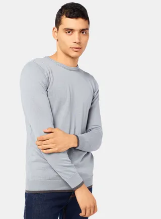 Contrast Stripe Pullover 