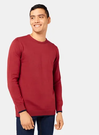 Contrast Stripe Pullover 
