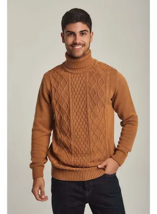Fancy High Neck Pullover 
