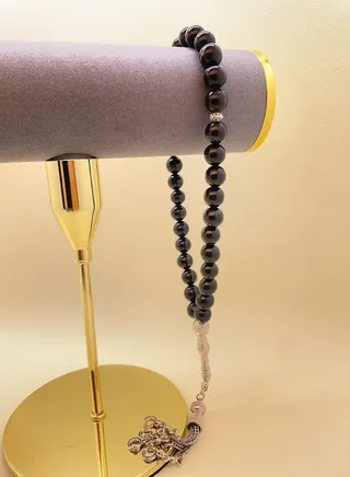 33 Picecs Natural Agate Tasbih/10mm 