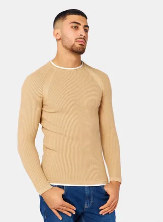 Contrast Trim Pullover 