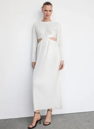Ribbed Cut Out Dress 