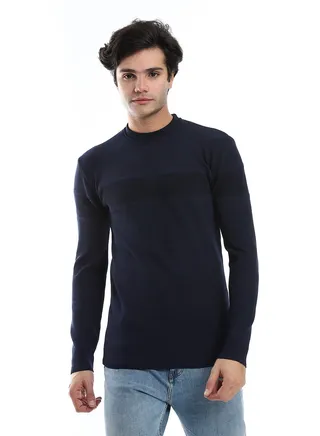 Wool Mens Pullover With Multi Design 