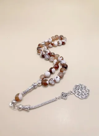 33 Natural Jade Prayer Beads/Tasbih/10mm 