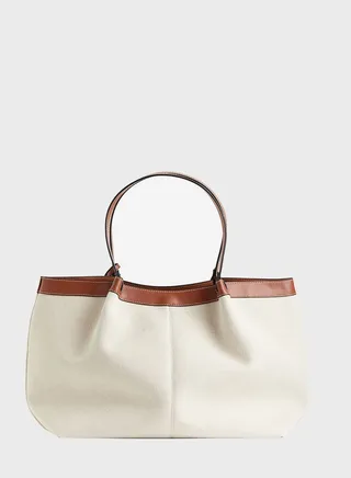 Large Canvas Shopper