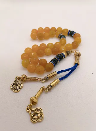 33 Natural Jade Prayer Beads/Tasbih/10mm 