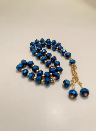 5 Pack/33 Artificial Crystal Prayer Beads/Tasbih/10mm 