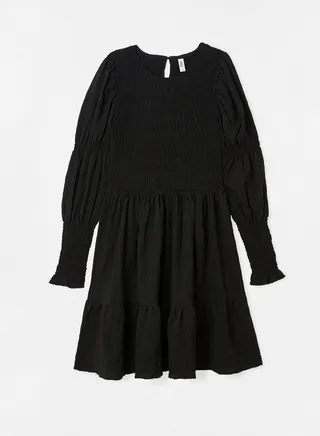 Long Sleeve Smocked Dress 