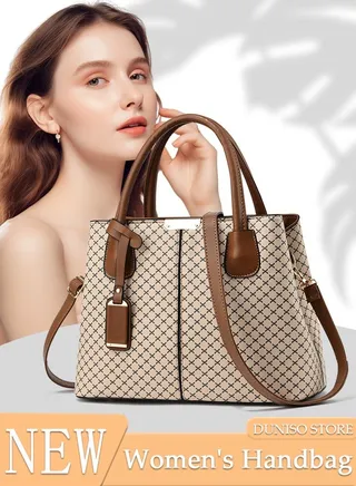 Elegant Women's Handbag with Removable Shoulder Strap Large Capacity Tote Shoulder Bag Fashion Ladies Satchel Bag for Office Travel Daily Bag 