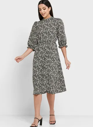 Floral Print Dress 
