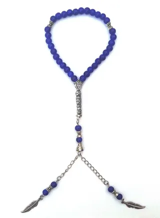 33 Count Muslim Prayer Beads - Dark Blue 