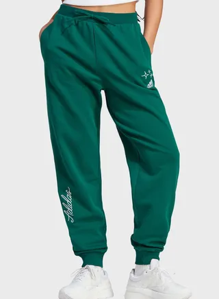 Scribble Embroidery French Terry Joggers