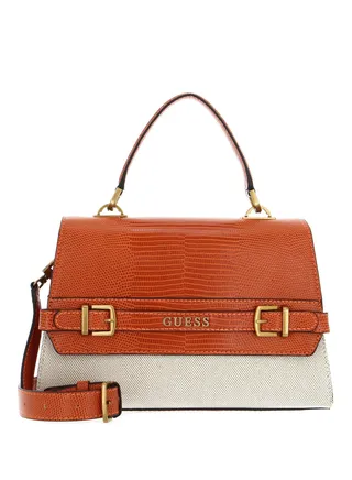 GUESS SESTRI HANDLE FLAP - Handbag 