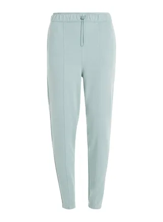 Women's Relaxed Terry Joggers/ Sweatpants, Cotton, Grey 