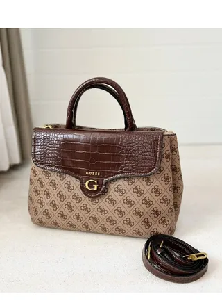 GUESS Borsa a mano Rossana Brown 