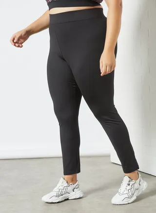 Curve Solid Leggings Black 