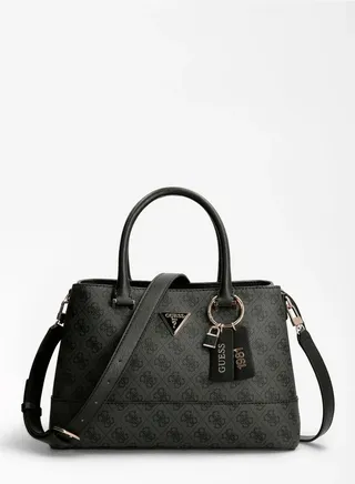 Borsa Donna a Mano con Tracolla GUESS Linea Cordelia Colore Coal Multi 
