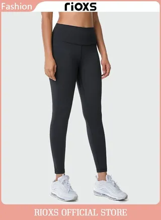 Womens Athletic Workout Yoga Leggings Slim Fit Bodybuilding Pant high Waisted Gym Seamless Booty Pants 