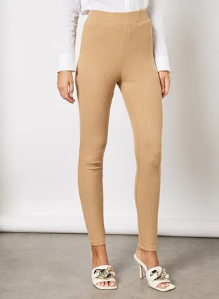 Ribbed Leggings Tigers Eye 